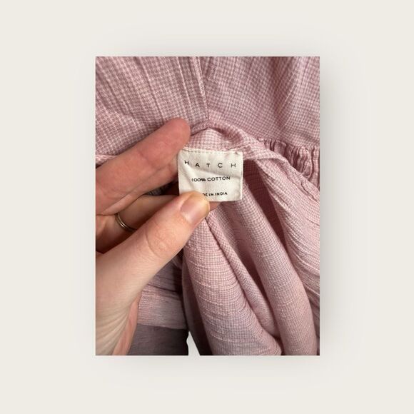 HATCH The Sarah Dress in Pink, Size 2 - Picture 6 of 7